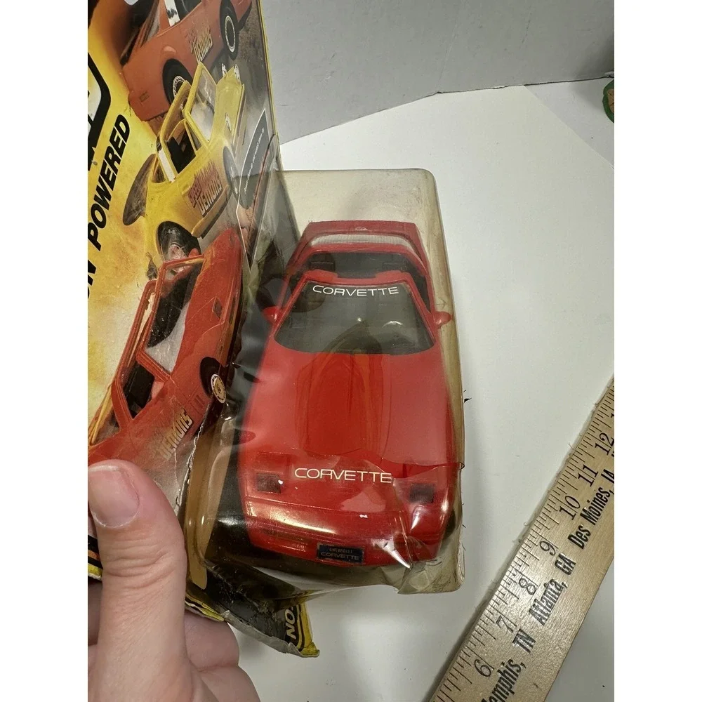 Vintage New Bright Red Corvette Speed Demon 1133 Friction Car Box Damaged‎ RARE